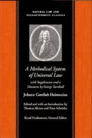 A METHODICAL SYSTEM OF UNIVERSAL LAW, WITH SUPPLEMENTS AND DISCURSE