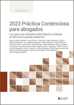 2023 PRÁCTICA CONTENCIOSA PARA ABOGADOS, 1ª EDICIÓ