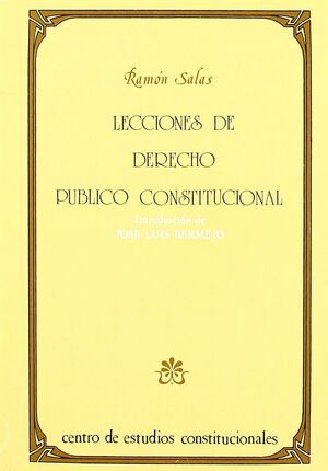 LECCIONES DE DERECHO PÚBLICO CONSTITUCIONAL