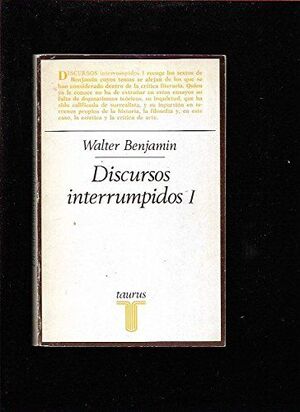 DISCURSOS INTERRUMPIDOS. T.1. FILOSOFÍA DEL ARTE Y DE LA HISTORIA