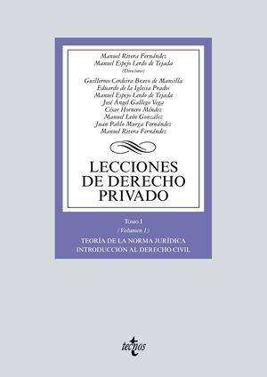 LECCIONES DE DERECHO PRIVADO TOMO I (VOLUMEN 1)