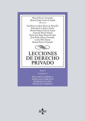 LECCIONES DE DERECHO PRIVADO TOMO I (VOLUMEN 3)