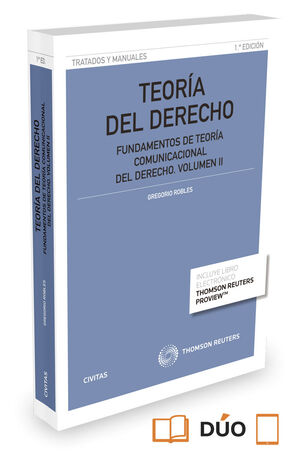 TEORÍA DEL DERECHO (VOLUMEN II)