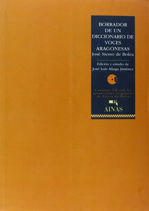 BORRADOR DE UN DICCIONARIO DE VOCES ARAGONESAS