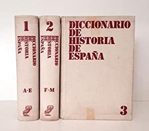 DICCIONARIO DE HISTORIA DE ESPAÑA (3 TOMOS)