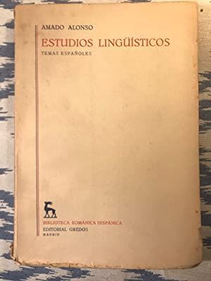 ESTUDIOS LINGÜÍSTICOS. TEMAS ESPAÑOLES