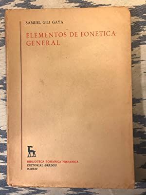 ELEMENTOS DE FONÉTICA GENERAL
