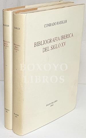 BIBLIOGRAFÍA IBÉRICA DEL SIGLO XV. 2 TOMOS